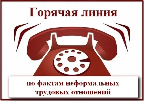 Открыта «горячая линия» по вопросам неформальной занятости и выплате заработной платы «в конверте».