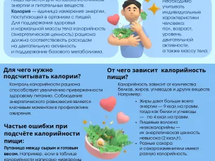 Неделя популяризации подсчета калорий 19-25 января 2026 года
