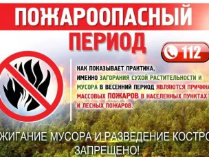 Осторожно! Пожароопасный сезон!