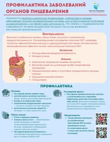 Профилактика заболеваний ЖКТ