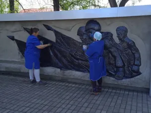 Акция "Чистый памятник".