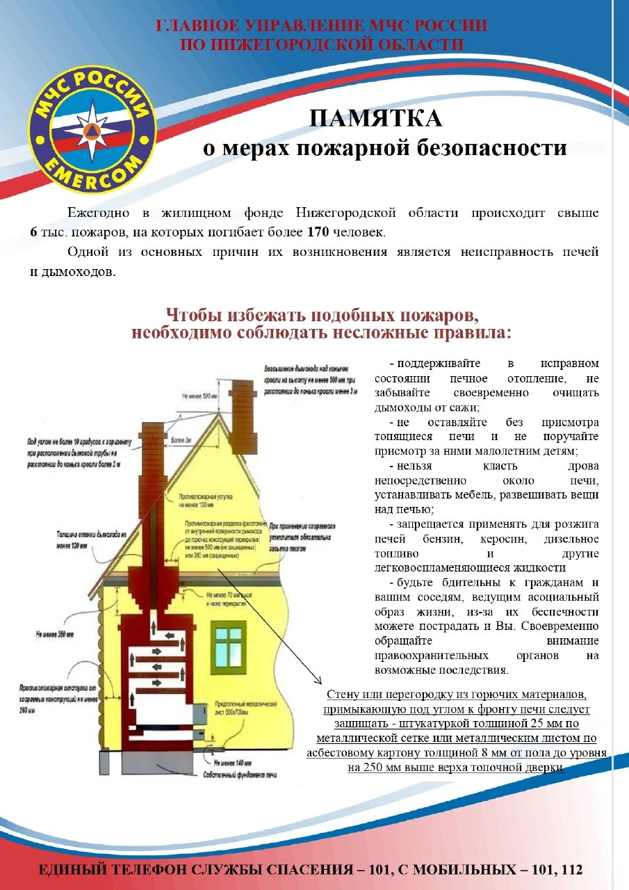 Ежегодно с целью профилактики возникновения пожаров проводится операция «Жилье»