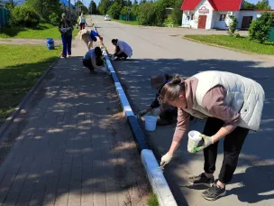 Благоустройство в Шарангском округе продолжается.