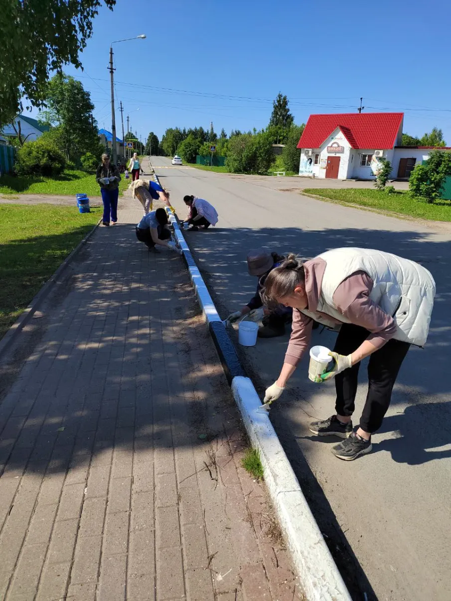 Благоустройство в Шарангском округе продолжается.