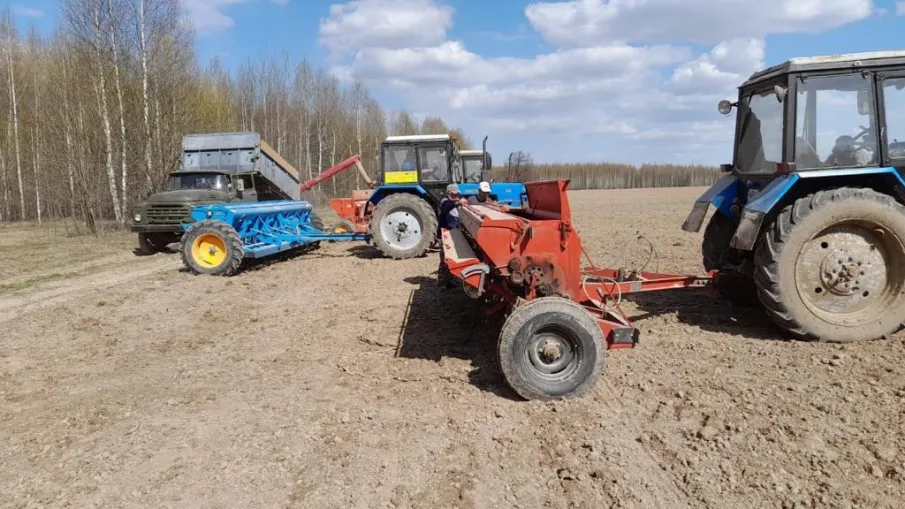 Стартовал посев культур.