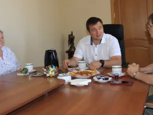 Глава местного самоуправления Д.О.Ожиганов встретился с представителями "Росгосстрах".
