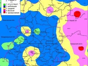 По данным ФГБУ «Верхне-Волжское УГМС», 12.09.2023 на территории области установился 2, 3, местами 1 и 4 класс пожароопасности лесов и торфяников.