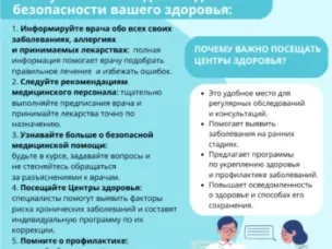 Хотите быть здоровым, обращайтесь в центры здоровья!